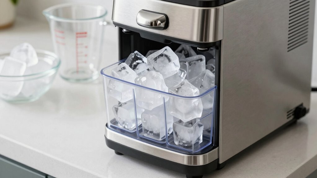 adjust ice maker size accordingly