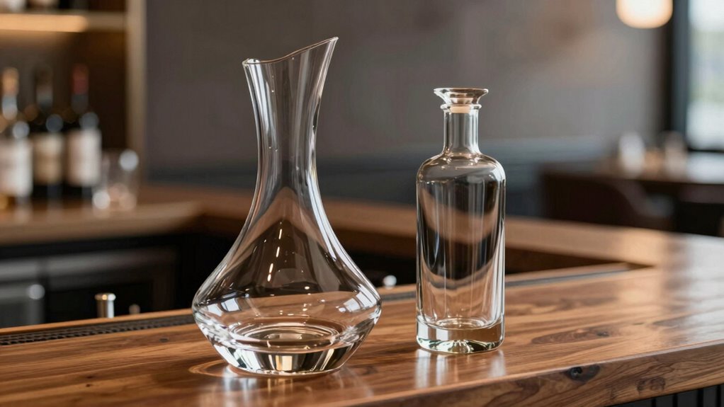 aesthetic or practical decanter choices