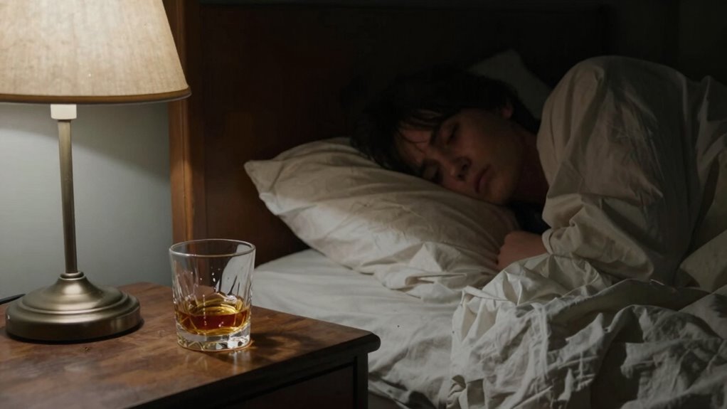 alcohol disrupts restful sleep