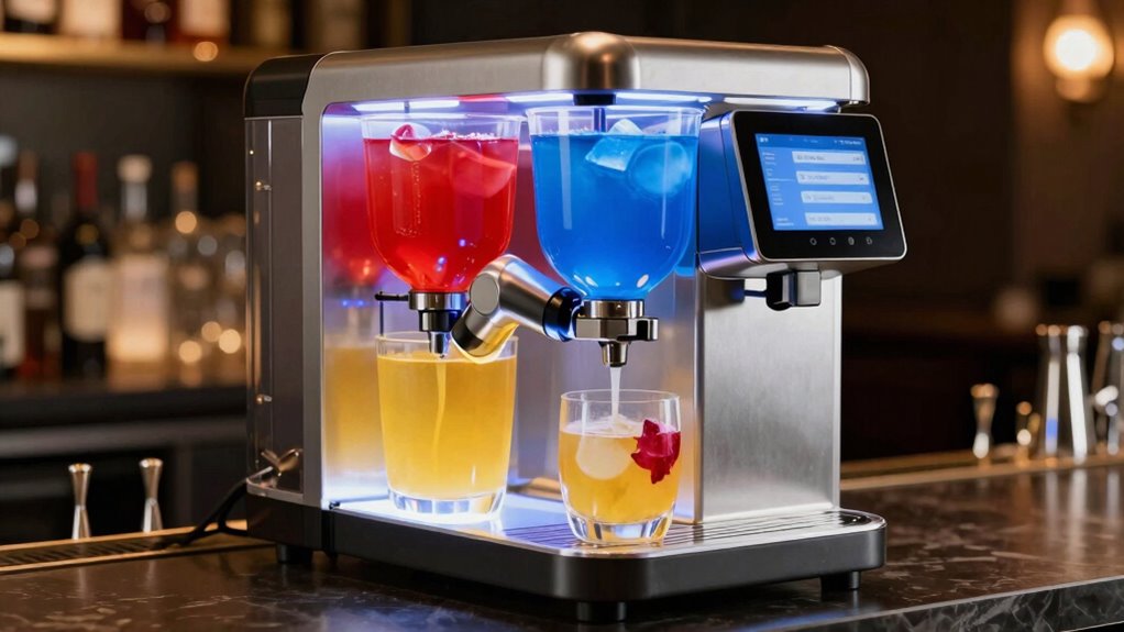 automated precise cocktail dispensing