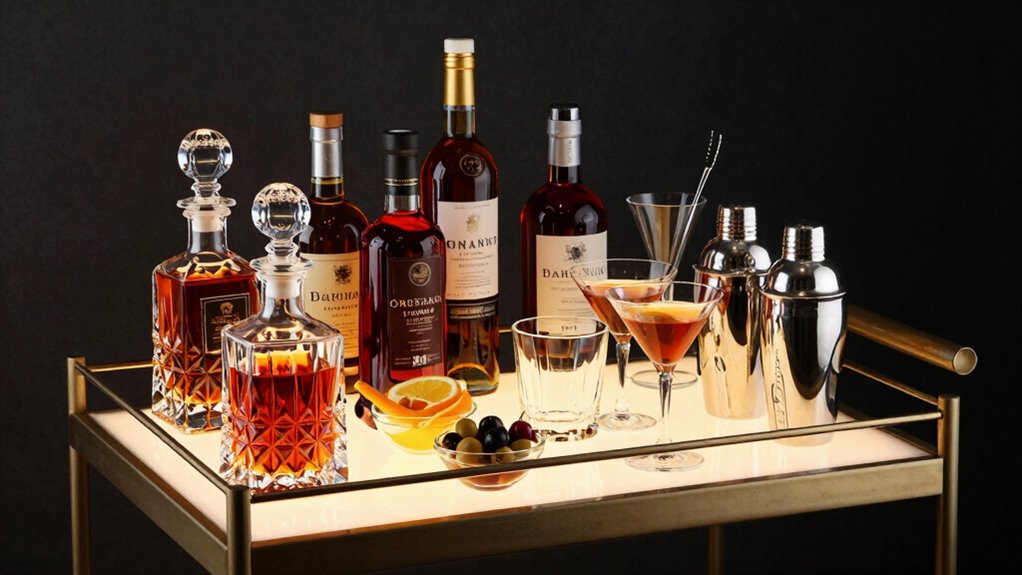 bar cart essentials checklist