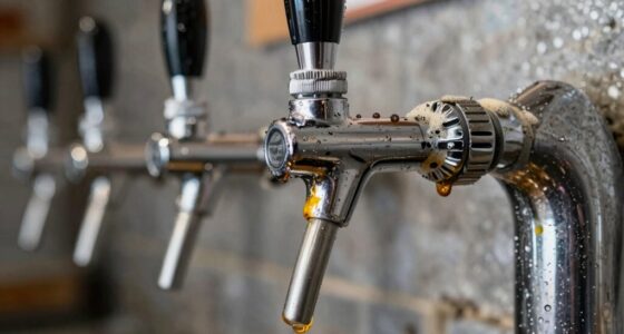 beer line contamination causes buildup