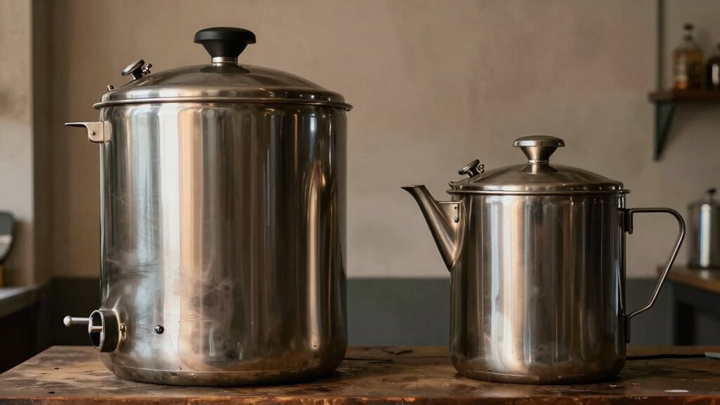 brew kettle size comparison