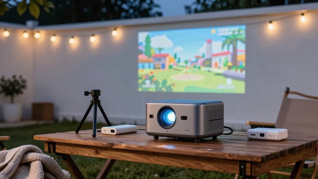 bright portable eco friendly projector