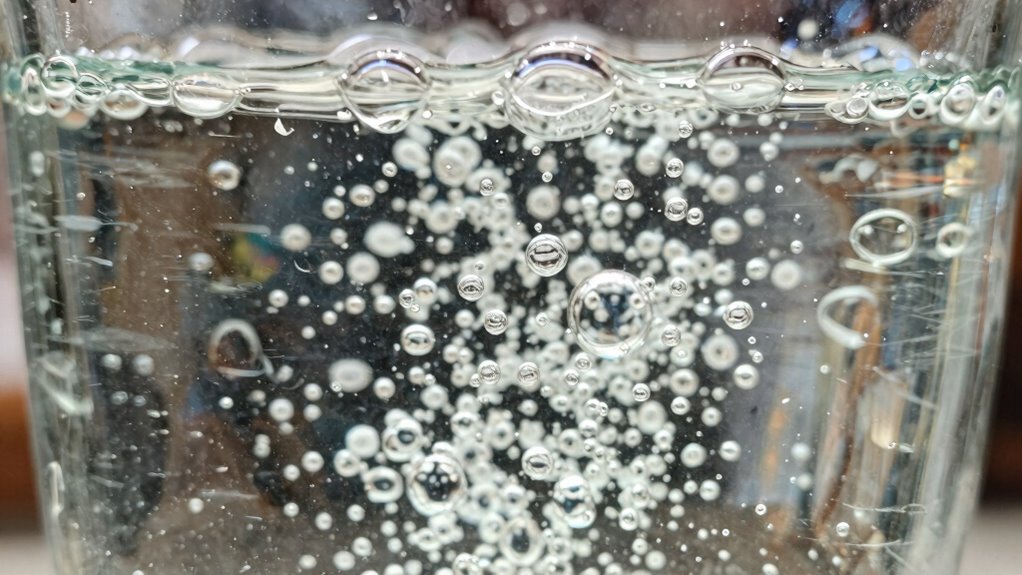 bubbles fade with temperature