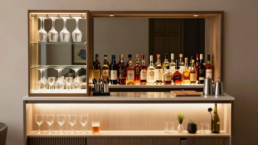 budget friendly bar display ideas