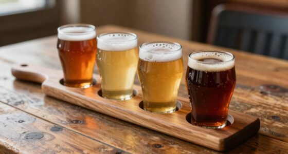 casual home beer tasting