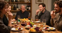 casual wine tasting event