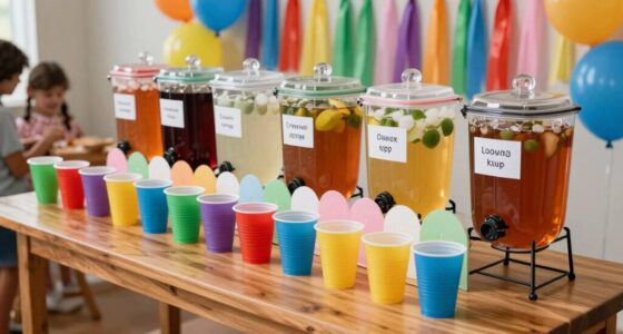 child friendly drink station