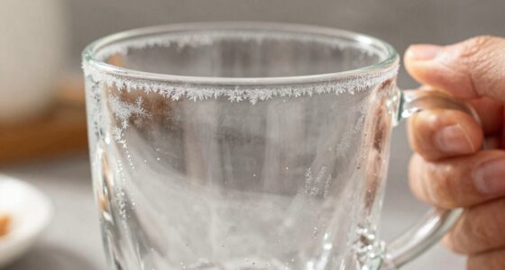 chill glassware safely