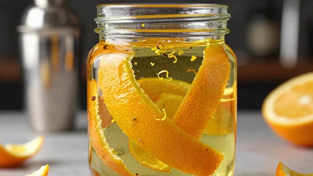 citrus peel oil infusion