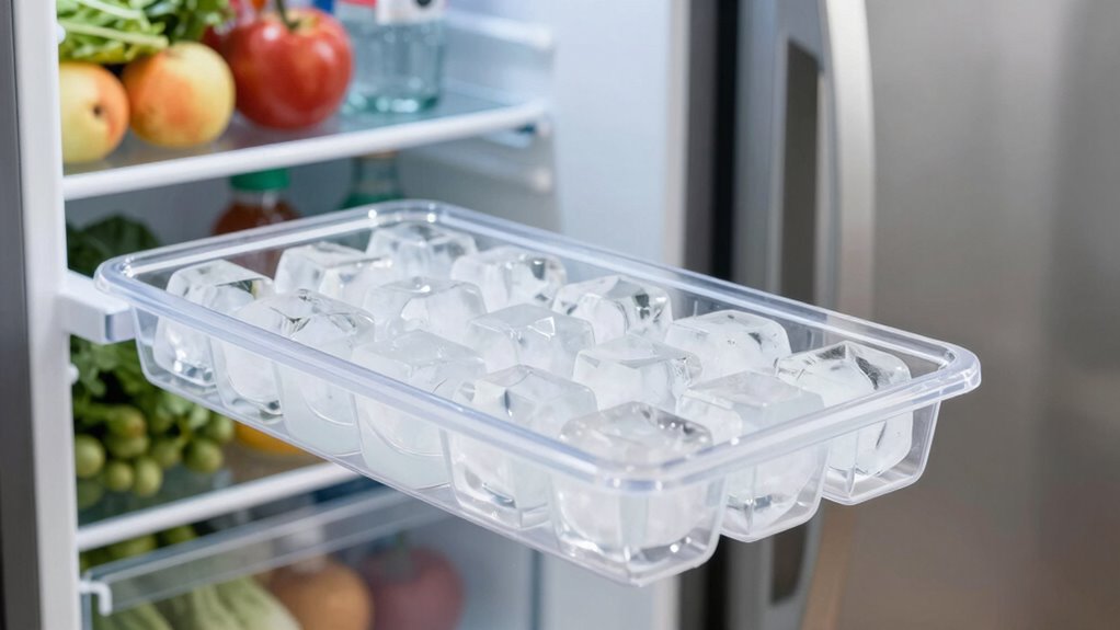 clean freezer fresh ice