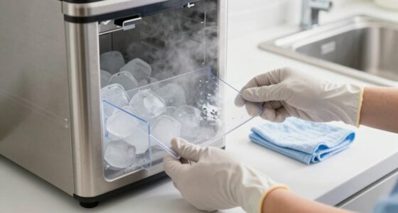 clean ice maker properly