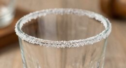 clean mess free glass rim