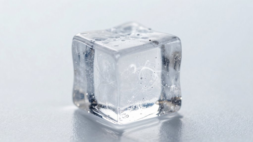 clear impurity free ice