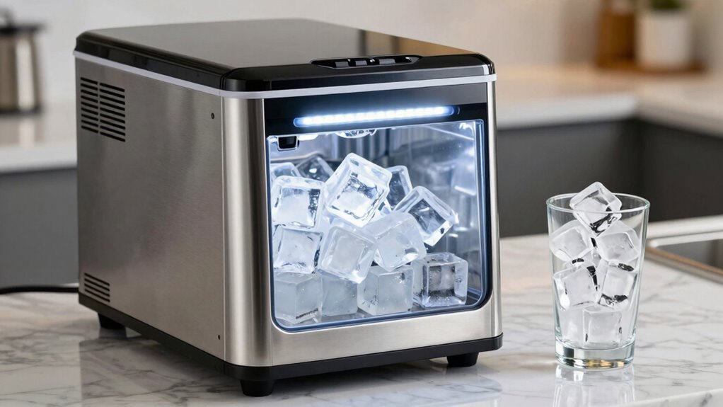 clear large cube ice
