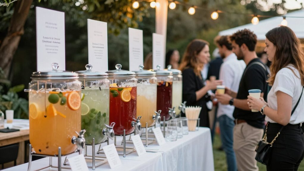 clear signs colorful labels