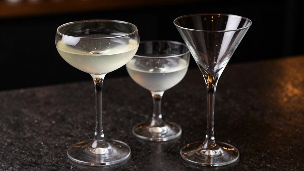 cocktail shapes enhance presentation