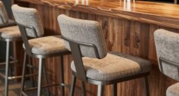 comfortable bar stool features
