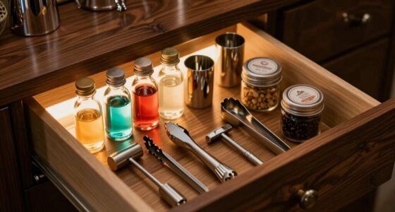 compact apartment bar storage