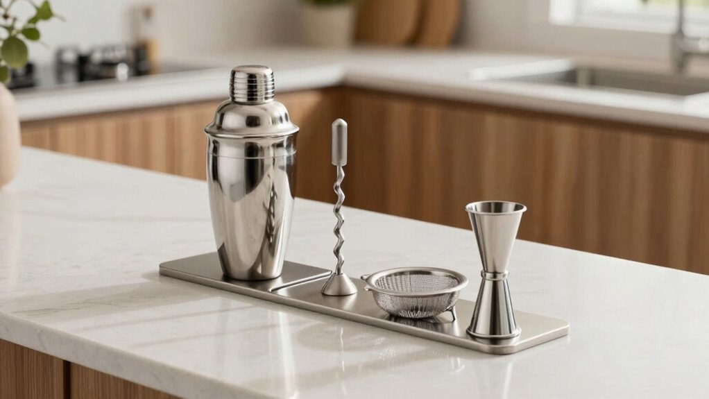 compact organized bar tools