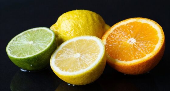 comparing citrus in beverages