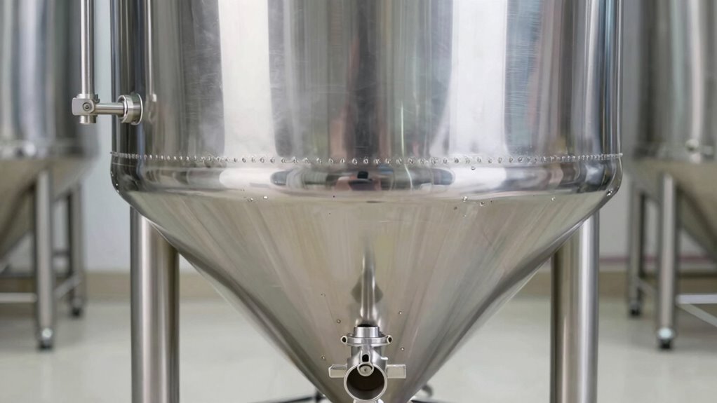 conical shape reduces contamination