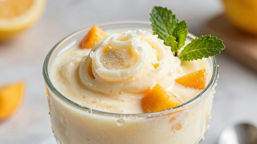 creamy frozen drink ingredient selection