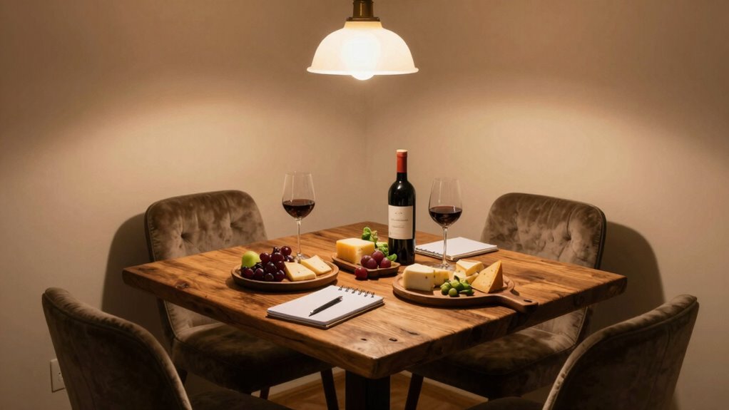 create inviting tasting sanctuary