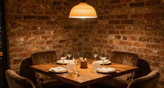 create inviting tasting space