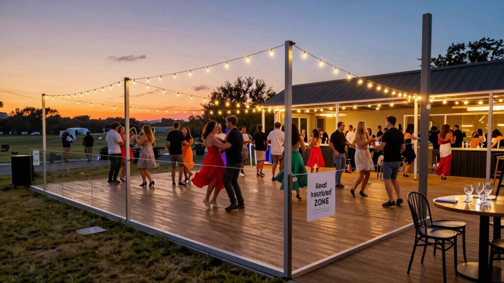 create safe drinkware zones