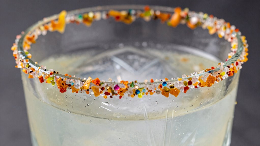 creative flavored cocktail rims