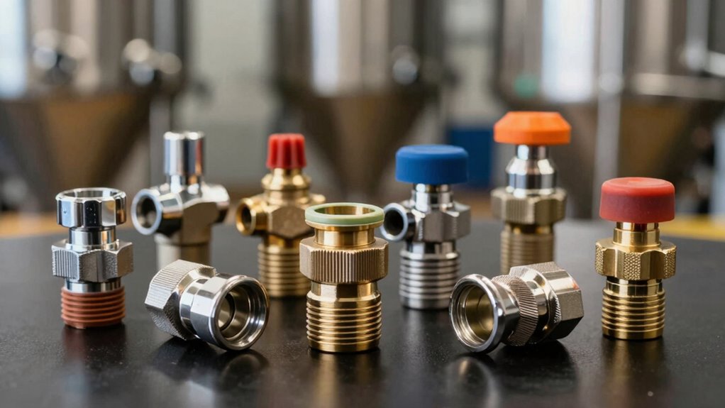 different keg coupler types