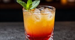 direct glass cocktail preparation