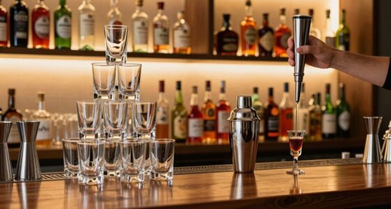 efficient home bar setup