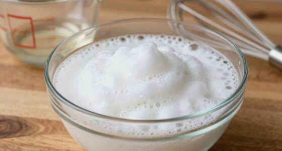 egg free foam alternatives