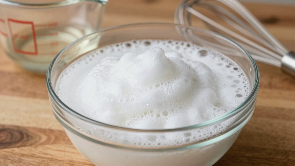 egg free foam alternatives