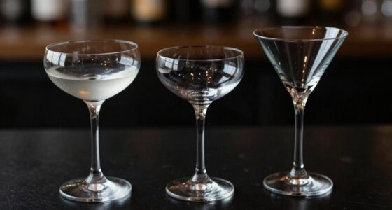 elegant glass shape distinctions