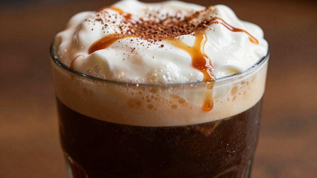 elegant nitro cold brew presentation