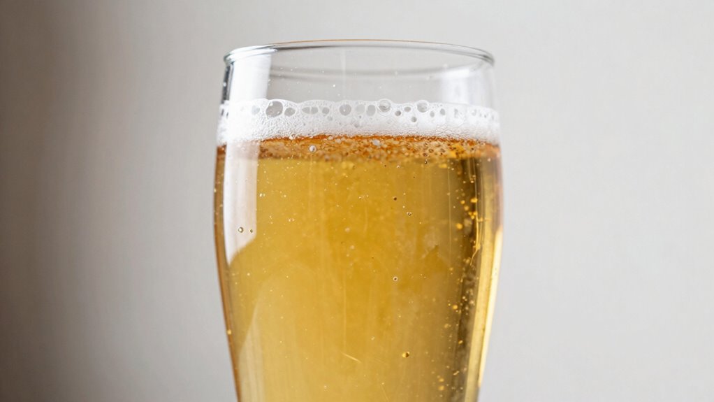 enhances clarity and carbonation visibility