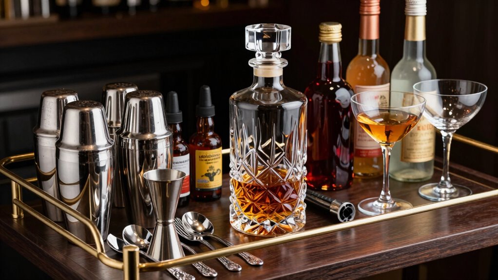 essential bar tools and glassware