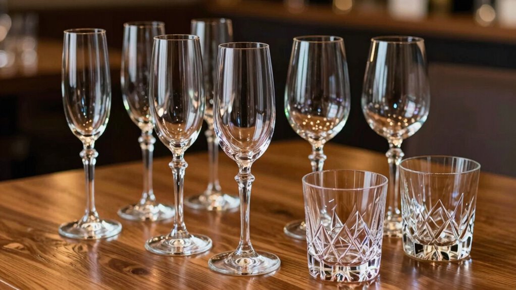 essential glassware for entertaining