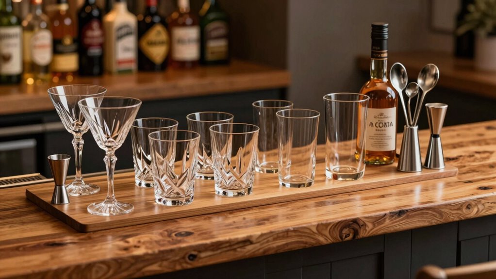 essential tools and glassware