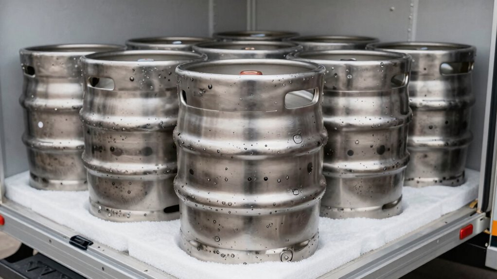 foam free keg transport equipment