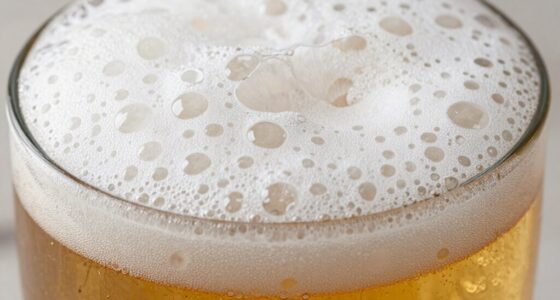 foam stability affected by cleanliness