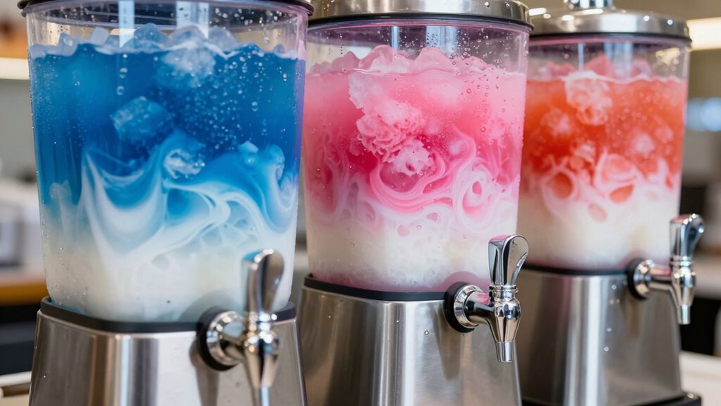 freezing stirring customizable beverages