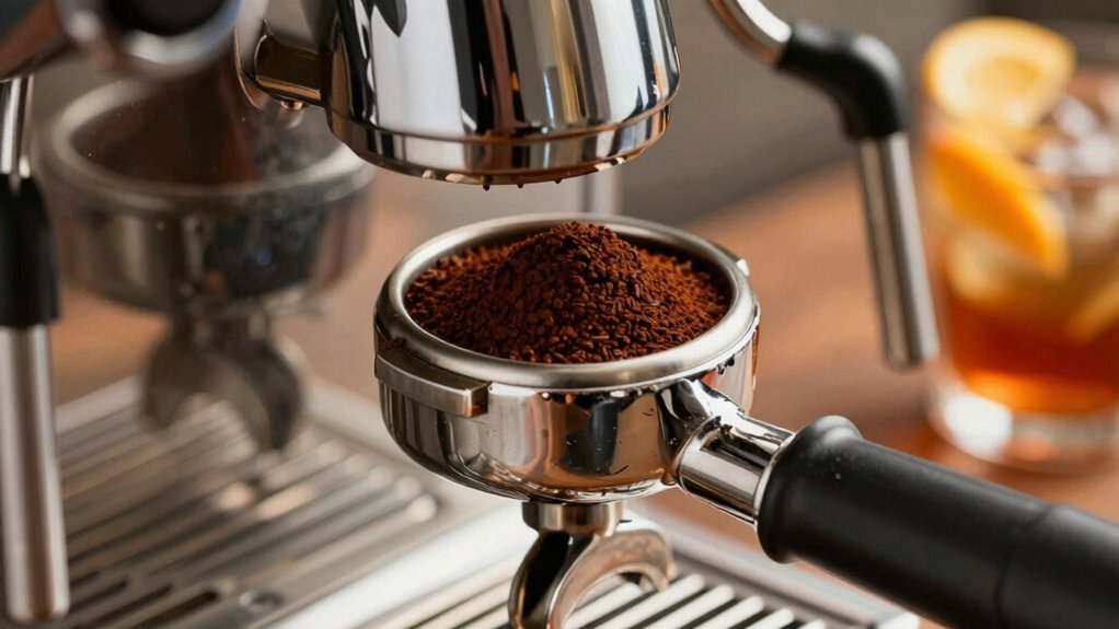 freshly ground coffee enhances flavor