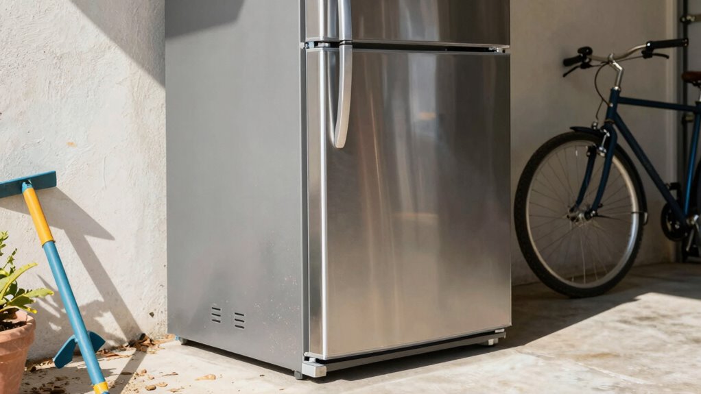 garage fridge summer maintenance