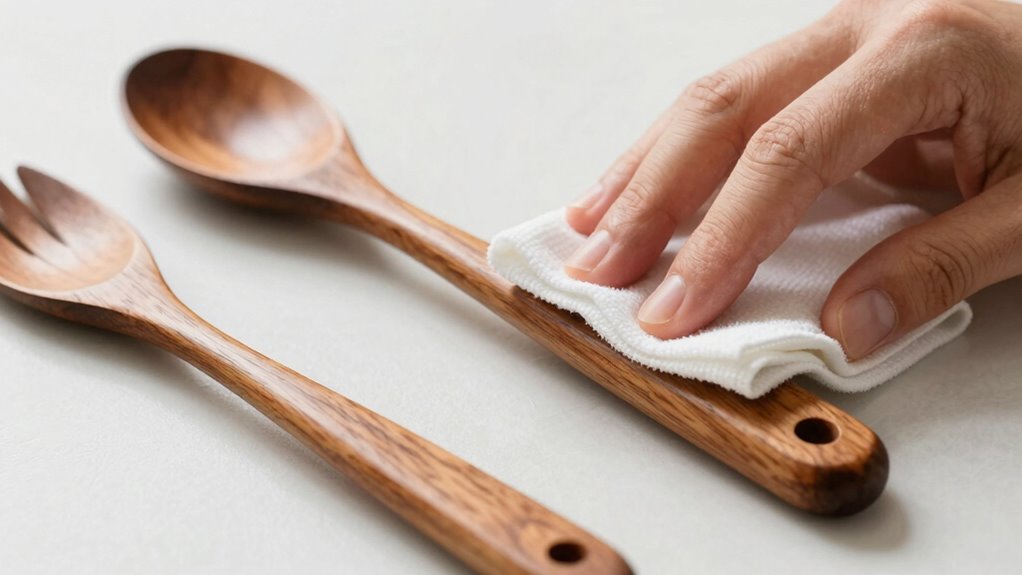 gentle cleaning preserves wood