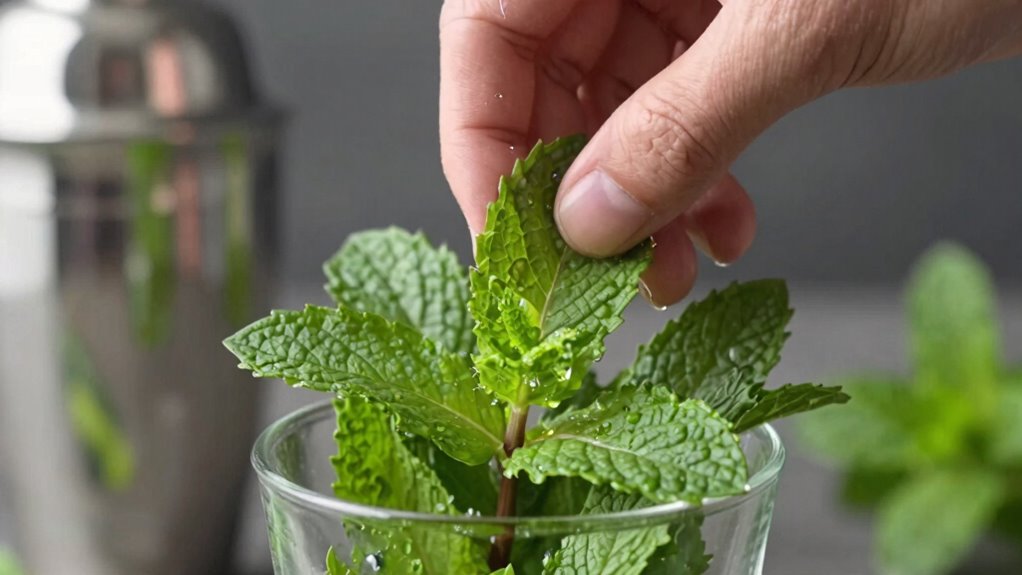 gentle mint flavor enhancement